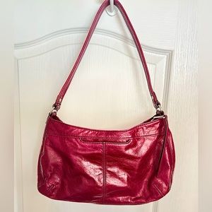 Hobo International Burgundy Soft Leather Shoulder Bag Purse